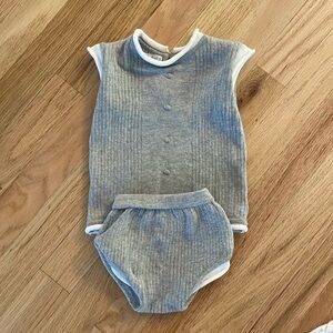 Feltman bros 3 mo ribbed knit sleeveless set